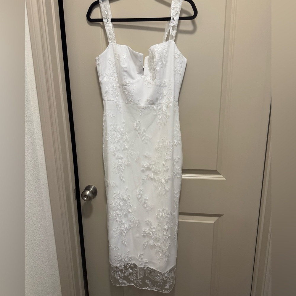 Park & 5th White detailed dress